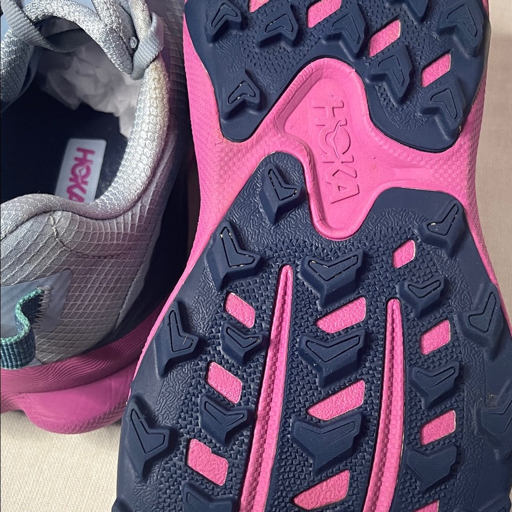 Hoka Torrent4 ' Blue and Pink Sneakers - Picture 10 of 13